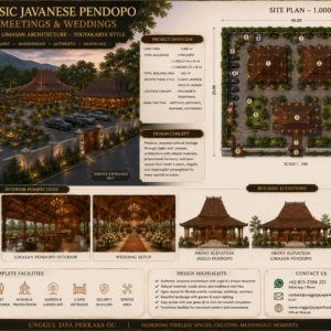 Architectural Design for Javanese Joglo House