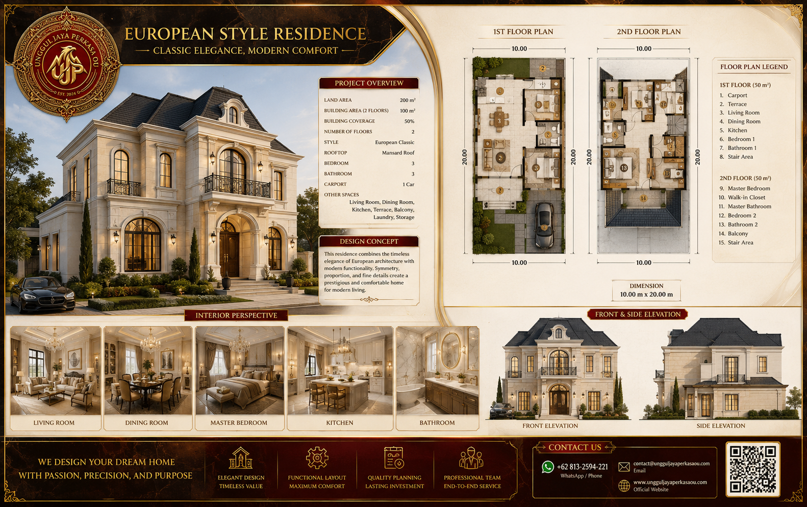 European Style Residence: Where Timeless Elegance Meets Modern Engineering
